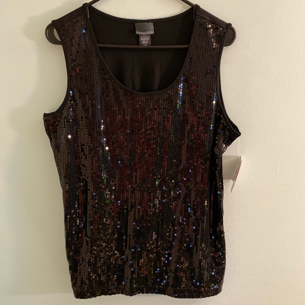 NWT Covington sequin top